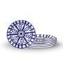 (Set of 4) Luxury Scratch & Chip Resistant Bone-Ash Free Porcelain Dinner Plate