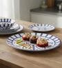 (Set of 4) Luxury Scratch & Chip Resistant Bone-Ash Free Porcelain Dinner Plate
