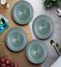 (Set of 4) Modern Farmhouse 7.3 Inch Side Plate (Saga Green)