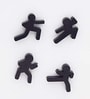 (Set of 4) Ninja Fridge Magnets