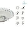 (Set of 4) Premium Scratch & Chip Resistant Porcelain Deep Plate