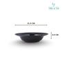 (Set of 4) Premium Scratch & Chip Resistant Porcelain Deep Plate