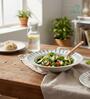 (Set of 4) Premium Scratch & Chip Resistant Porcelain Deep Plate