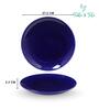 (Set of 4) Premium Scratch & Chip Resistant Porcelain Salad Plate