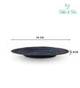 (Set of 4) Premium Scratch & Chip Resistant Porcelain Salad Plate