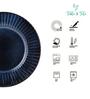 (Set of 4) Premium Scratch & Chip Resistant Porcelain Salad Plate