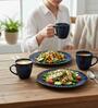 (Set of 4) Premium Scratch & Chip Resistant Porcelain Salad Plate