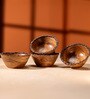 (Set Of 4) Rustic Charm Acacia Wood Serving Bowls