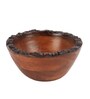 (Set Of 4) Rustic Charm Acacia Wood Serving Bowls