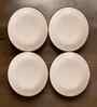 (Set of 4) Sandstone Speckle 7.3 Inch Side Plate (White)