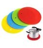 (Set of 4) Silicone Food Grade Heat Resistant, Non Slip Trivet Mats