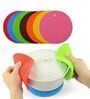 (Set of 4) Silicone Food Grade Heat Resistant, Non Slip Trivet Mats