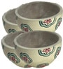 (Set of 4) Small Bowl Shape Candle Jar