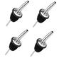 (Set of 4) Stainless Steel Wine Pourers/ Pour Spouts (Silver)