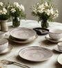 (Set of 4) Twist 10.6 Inch Dinner Plate (White)