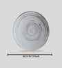 (Set of 4) Twist 7.3 Inch Side Plate (White)