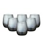 (Set of 6 ) 350ml Elite Whiskey Glass (Black)