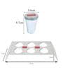 (Set of 6) 120ml Aluminium Kulfi Moulds with Lid with Stand