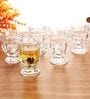 (Set of 6) 150ml Premium Glass Coffee Mug
