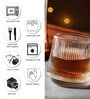 (Set of 6) 180ml Rotating Liner Shaped Whiskey Glass