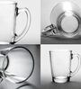 (Set of 6) 230ml Glass Coffee Mug
