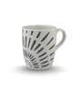 (Set of 6) 250 ml Porcelain Mug (Blue)