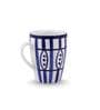 (Set of 6) 250 ml Porcelain Mug (Blue & White)