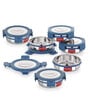 (Set of 6) 285 ml Airtight Lunch Box with Steel Lid