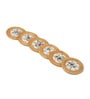 (Set of 6) 3.9 Inch Rattan Coasters with Storage Box (Brown)