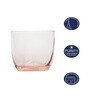 (Set of 6) 300 ml, Eiffel Salmon Pink Whisky-Juice Glass