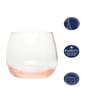 (Set of 6) 320 ml, Maine Salmon Pink Whisky-Juice Glass