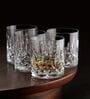 (Set of 6) 325ml Crystal Square Whiskey Glass