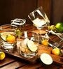 (Set of 6) 325ml Square Stemless Whiskey Glass