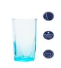 (Set of 6) 350 ml, Eiffel Sky Blue Water Glass