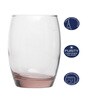 (Set of 6) 350 ml, Salto Ice Pink Water Glass