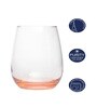 (Set of 6) 370 ml, Maine Salmon Pink Water Glass