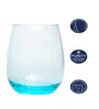 (Set of 6) 370 ml, Maine Sky Blue water Glass