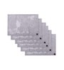 (Set of 6) Abstract Print Cotton Table Placemats