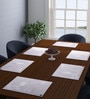 (Set of 6) Abstract Print Cotton Table Placemats