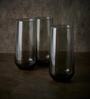 (Set of 6) Allegra 470 ml Glass Long Drink Glass Light Grey