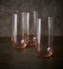 (Set of 6) Allegra 470 ml Glass Long Drink Glass Pink
