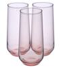 (Set of 6) Allegra 470 ml Glass Long Drink Glass Pink