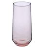 (Set of 6) Allegra 470 ml Glass Long Drink Glass Pink