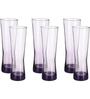 (Set of 6) Cerveza 340 ml Glass Beer Glass Purple