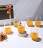 Clear Lead-Free Crystal Glass Cocktail Glass (Pack of 6)