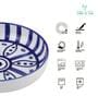 (Set of 6) Fine Durable Scratch Resistant Porcelain Serving Bowl