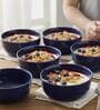 (Set of 6) Fine Scratch Resistant Porcelain Dinner Bowl