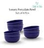 (Set of 6) Fine Scratch Resistant Porcelain Dinner Bowl