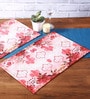 (Set of 6) Floral Print Polymatty Table Placemats