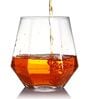 (Set of 6) Hexagon Stemless Glass Wine Glass